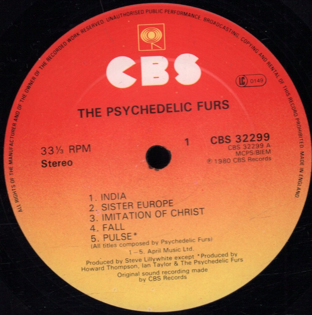 Psychedelic Furs - Psychedelic Furs - Lp