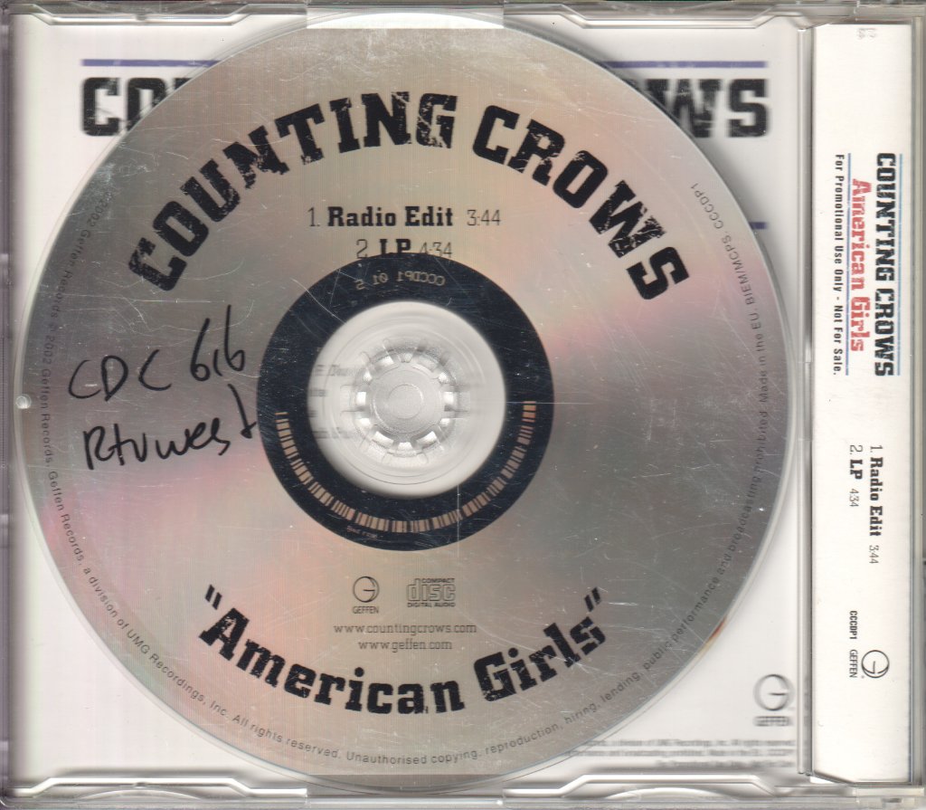 Counting Crows - American Girls - Cd