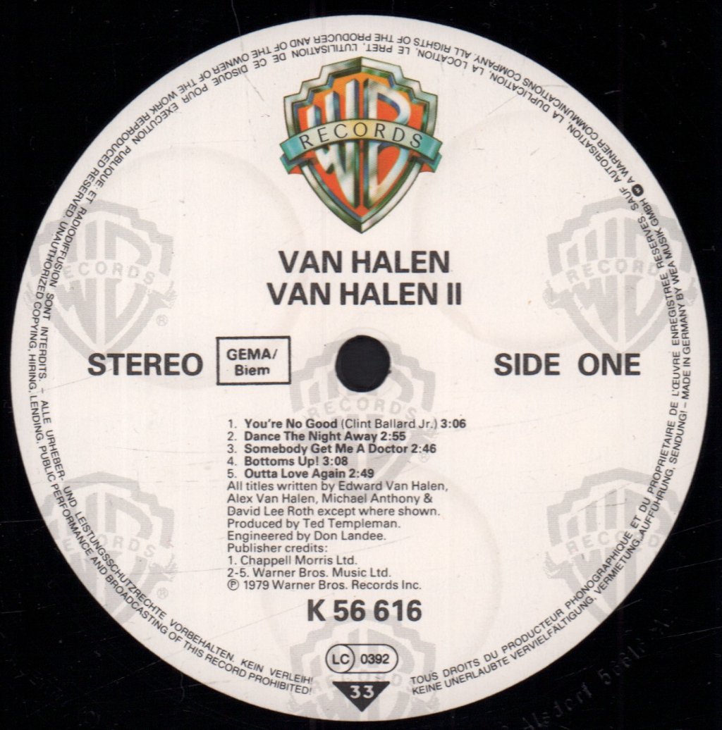 Van Halen - Van Halen II - Lp