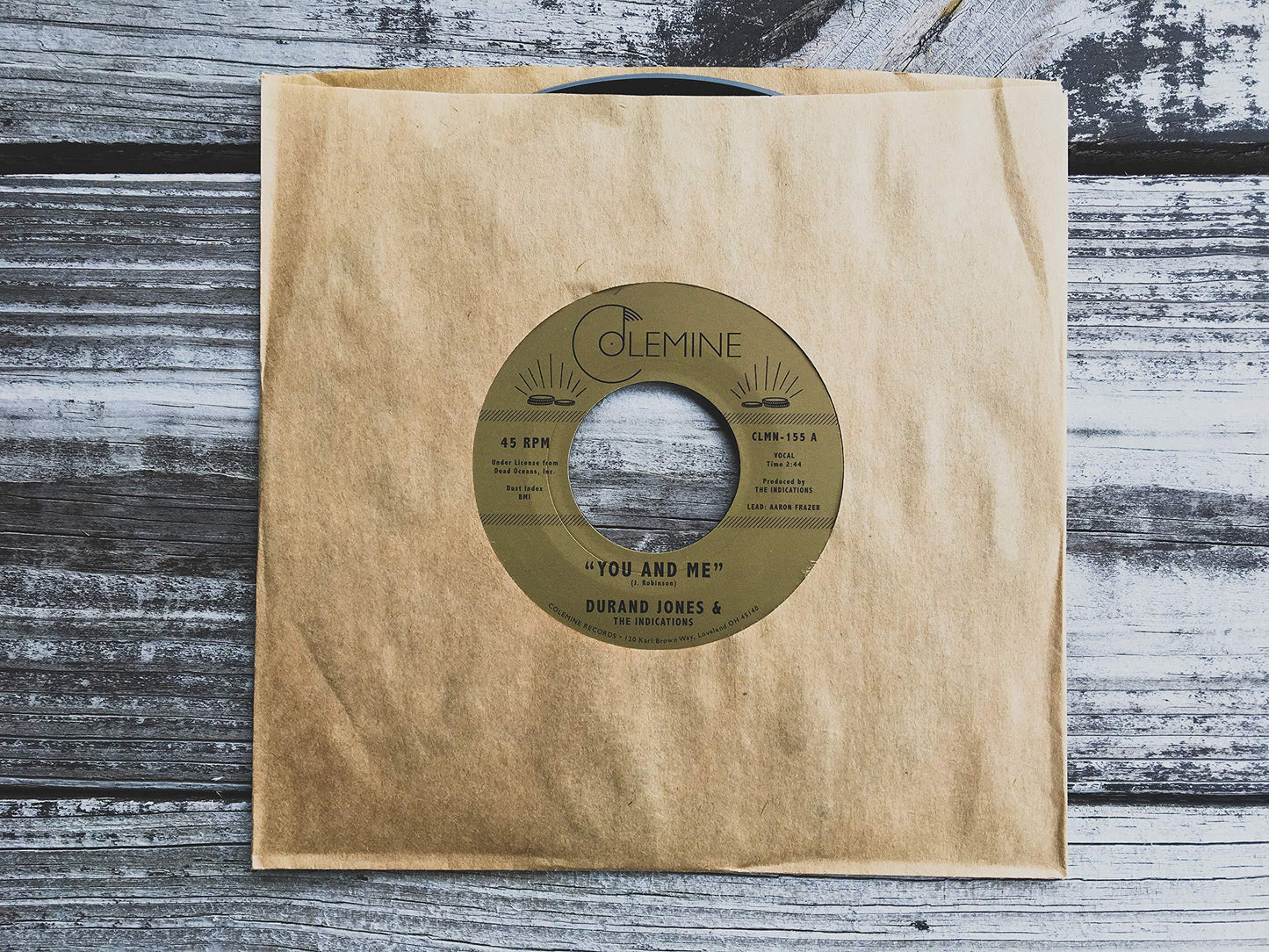Durand Jones And The Indications - You and Me/Put A Smile On Your Face - 7 Inch