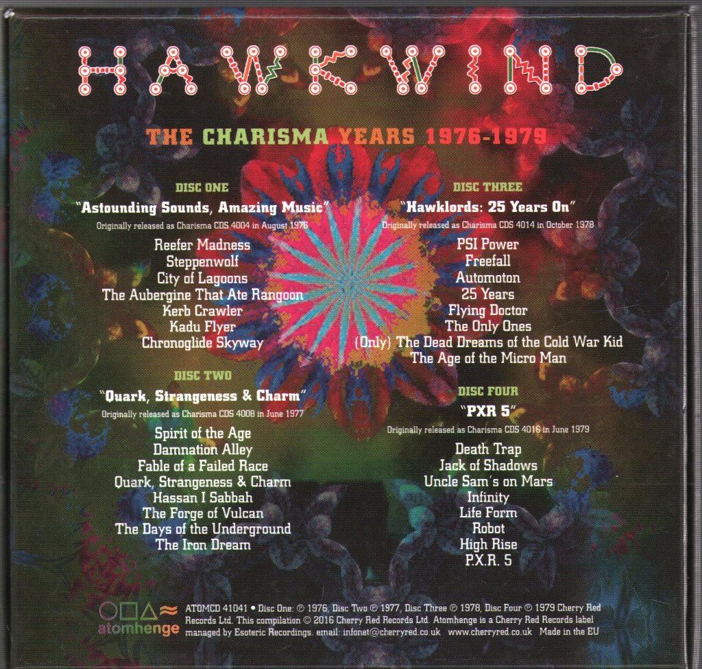 Hawkwind - Charisma Years 1976-1979 - Triple Cd