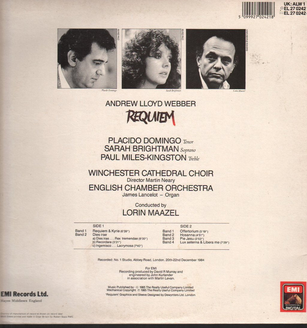 Andrew Lloyd Webber - Requiem - Lp