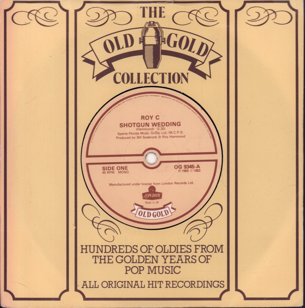 Roy C/Bobby Boris Pickett And The Crypt Kickers - Shotgun Wedding/Monster Mash - 7 Inch
