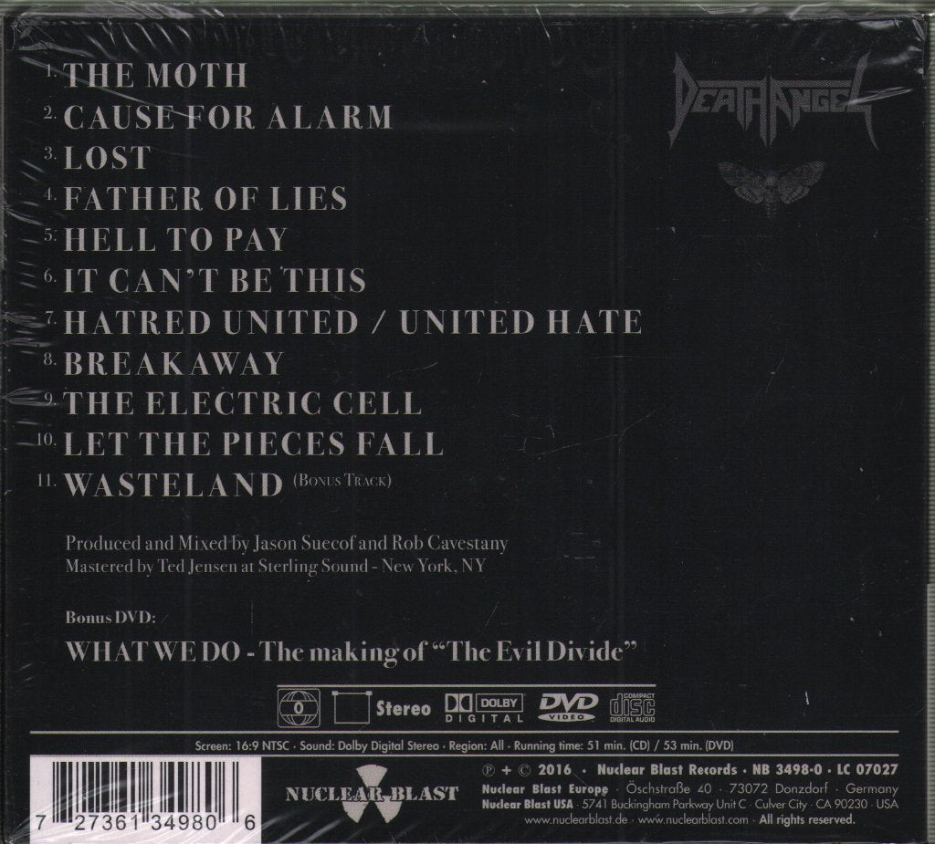 Death Angel - Evil Divide - Cd/Dvd