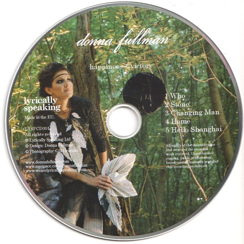 Donna Fullman - happiness + victory - Cd
