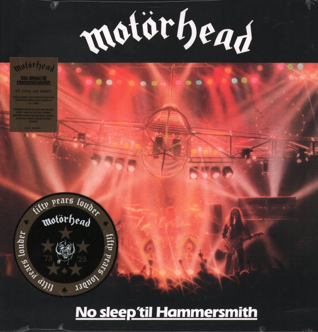 Motorhead - No Sleep 'Til Hammersmith (Live) (50th Anniversary Edition) - Lp