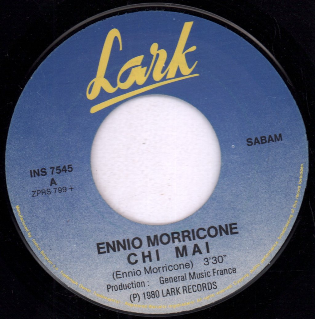 Ennio Morricone - Chi Mai - Le Professionnel (Bande Originale Du Film) - 7 Inch