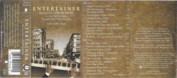 Joshua Rifkin - Entertainer The Very Best Of Scott Joplin - Cassette