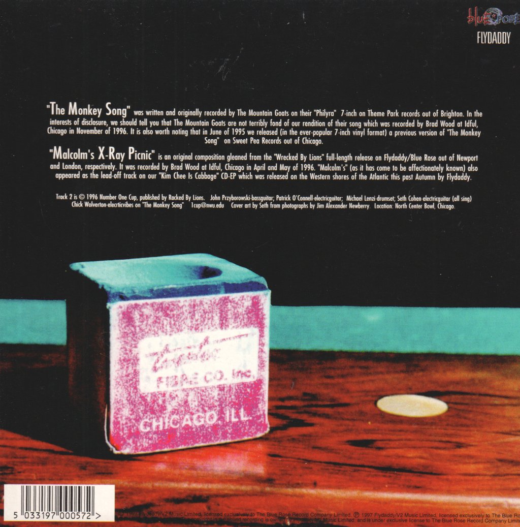 Number One Cup - Monkey Song - 7 Inch