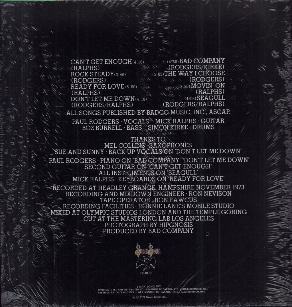 Bad Company (Rock Group) - Bad Company - Lp