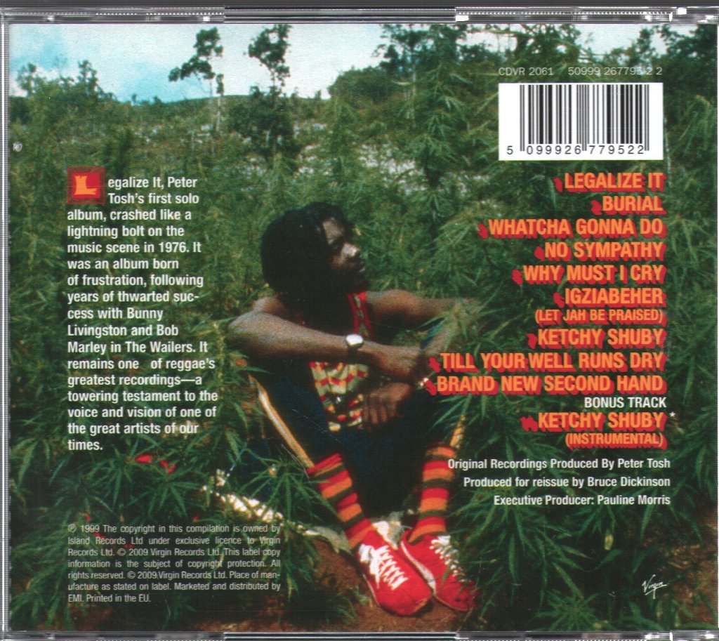 Peter Tosh - Legalize It - Cd