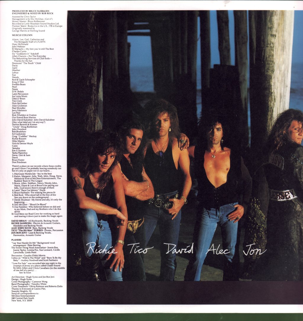 Bon Jovi - New Jersey - Lp
