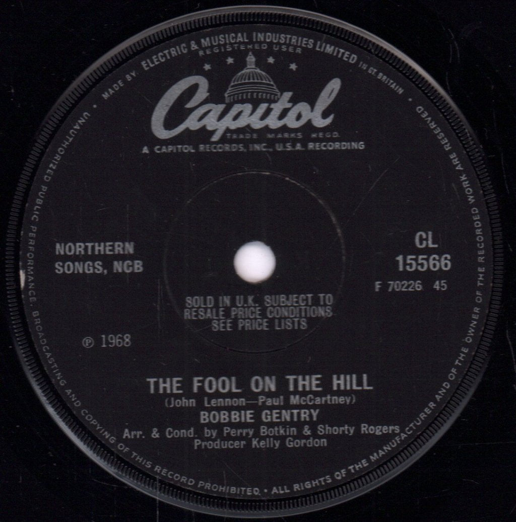 Bobbie Gentry - Fool On The Hill - 7 Inch