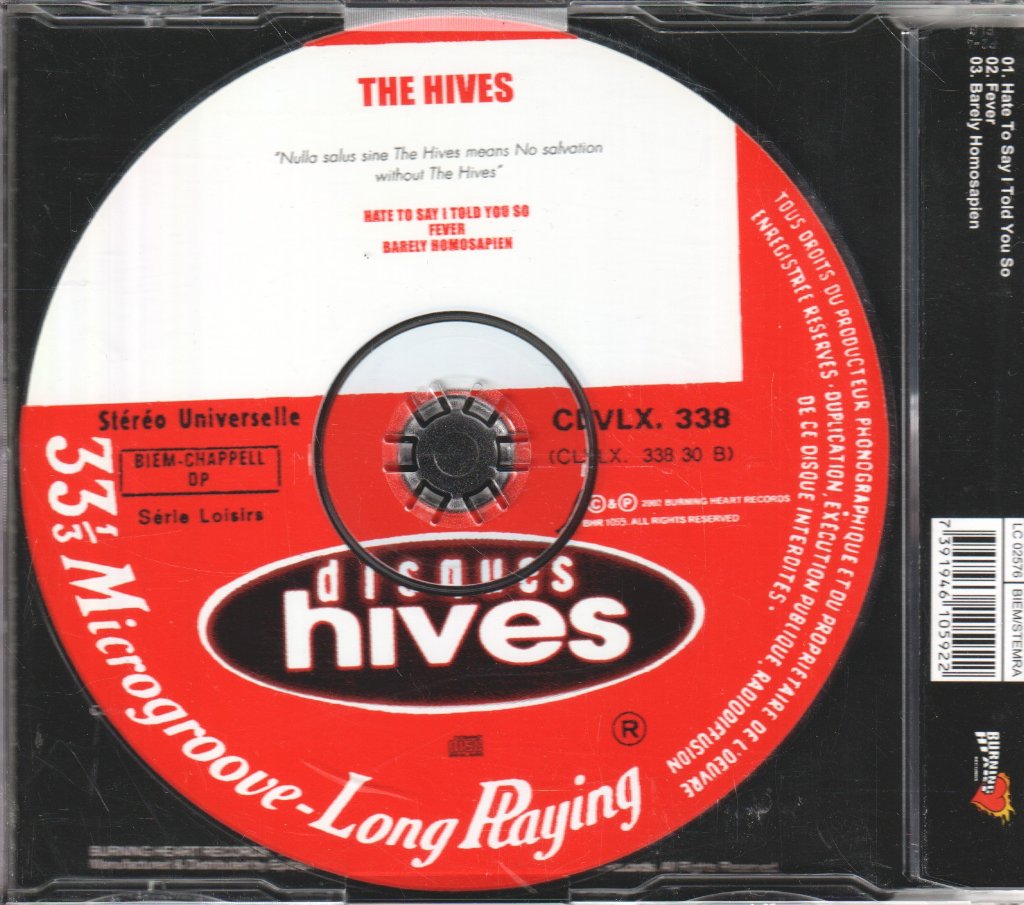 Hives - Hate To Say I Told You So - Cd