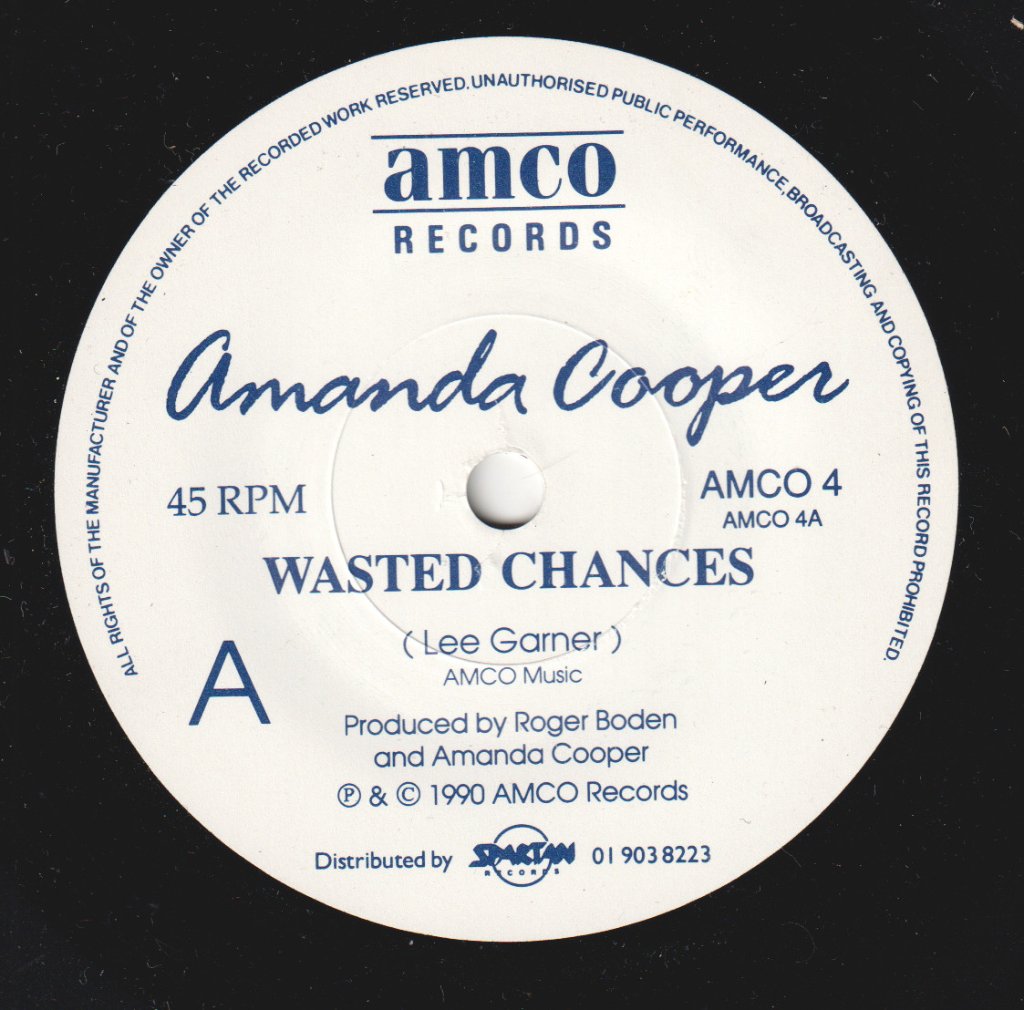 Amanda Cooper - Wasted Chances - 7 Inch