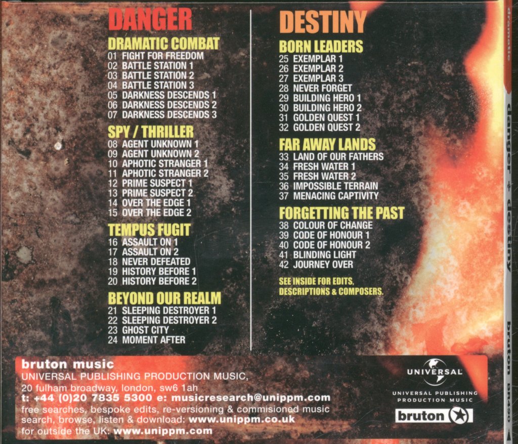 Various Artists - Danger And Destiny - Cd