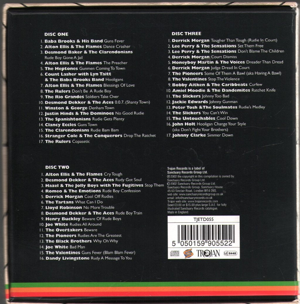 Various Artists - Trojan Rude Boy Box Set - Cd Set
