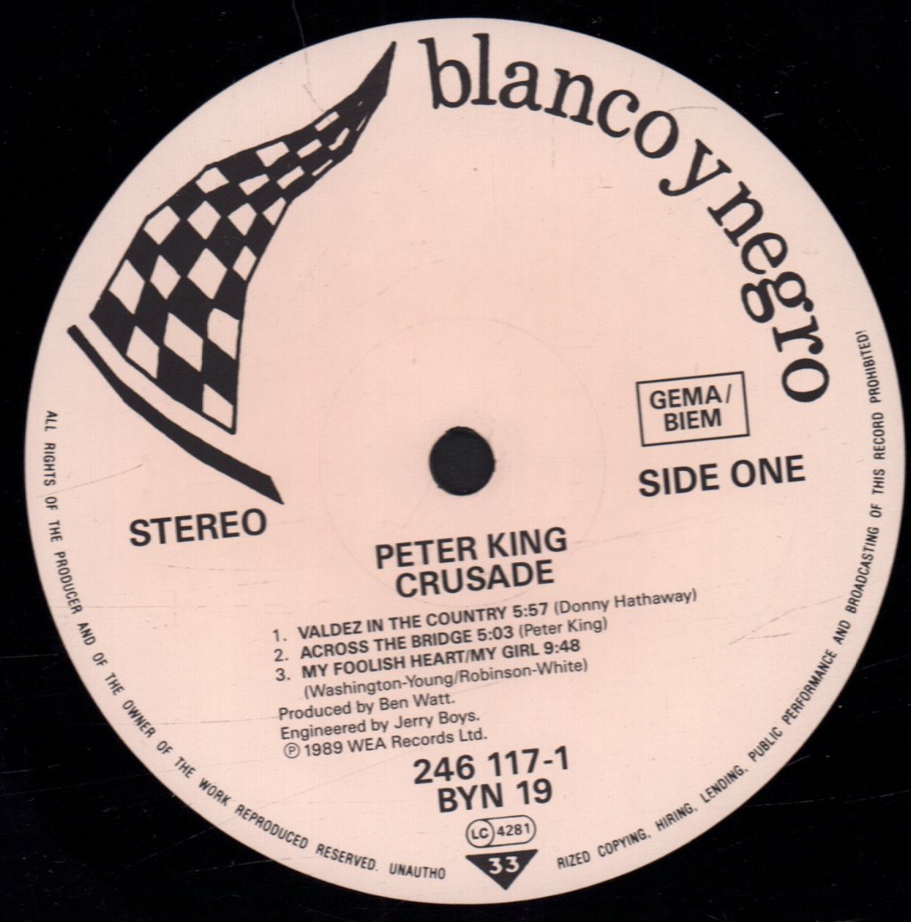Peter King (80'S Artist) - Crusade - Lp