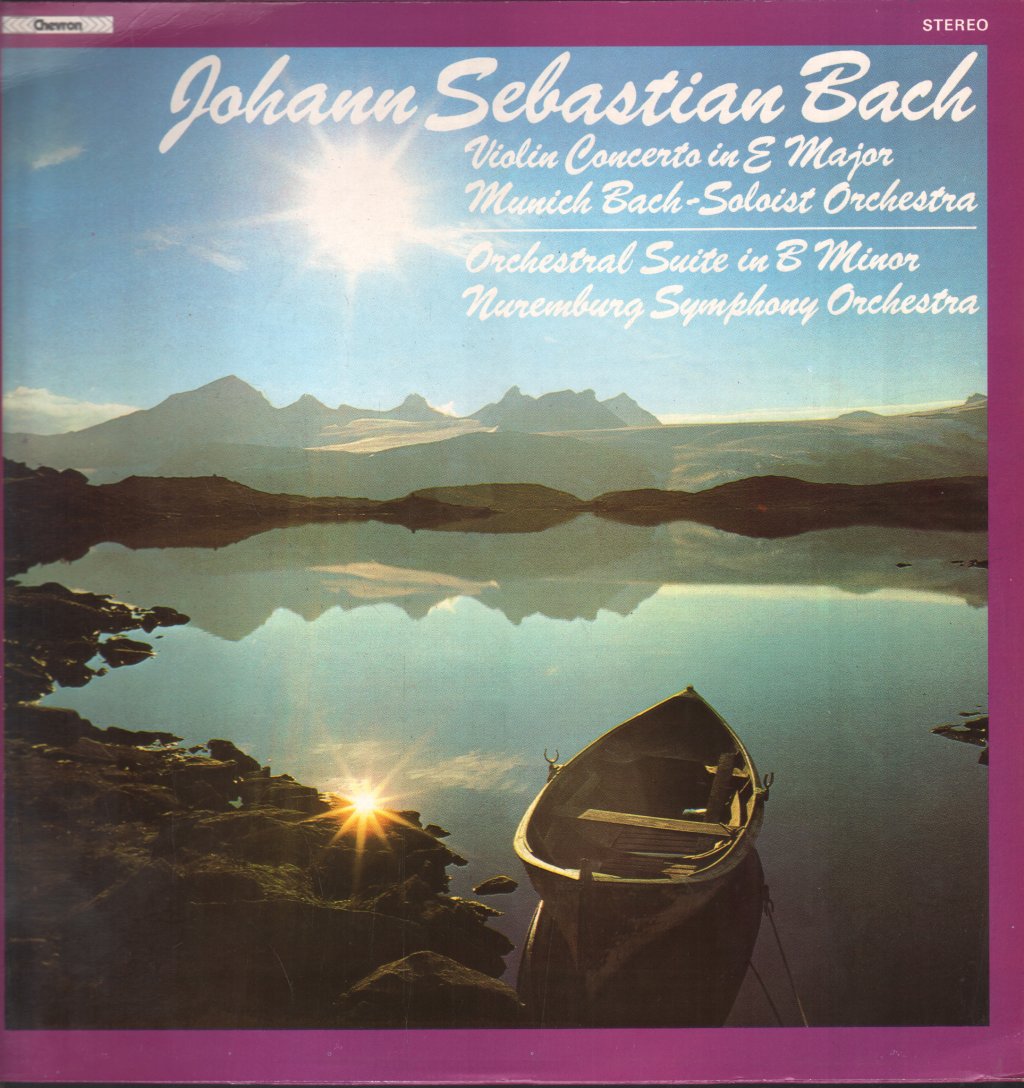 Munich Bach-Soloist Orchestra / Nuremburg Symphony Orchestra - Johann Sebastian Bach - Violin Concerto In E Major - Lp
