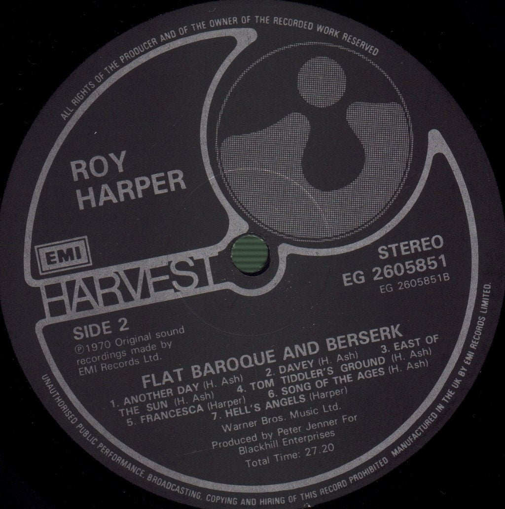 Roy Harper - Flat Baroque And Berserk - Lp