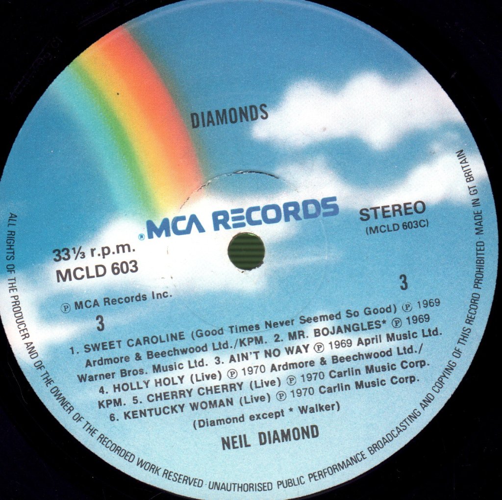 Neil Diamond - Diamonds - Double Lp