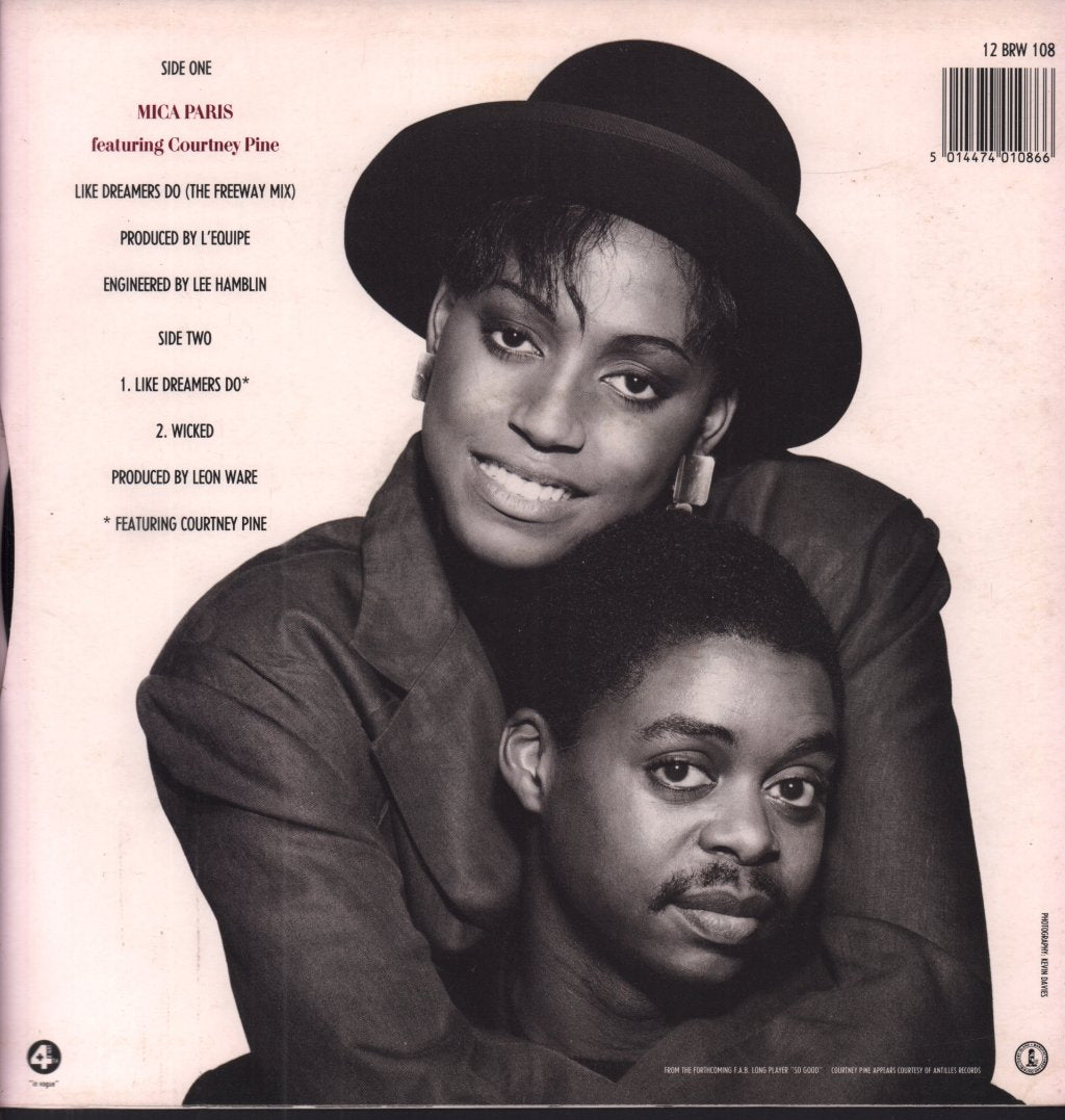 Mica Paris - Like Dreamers Do - 12 Inch