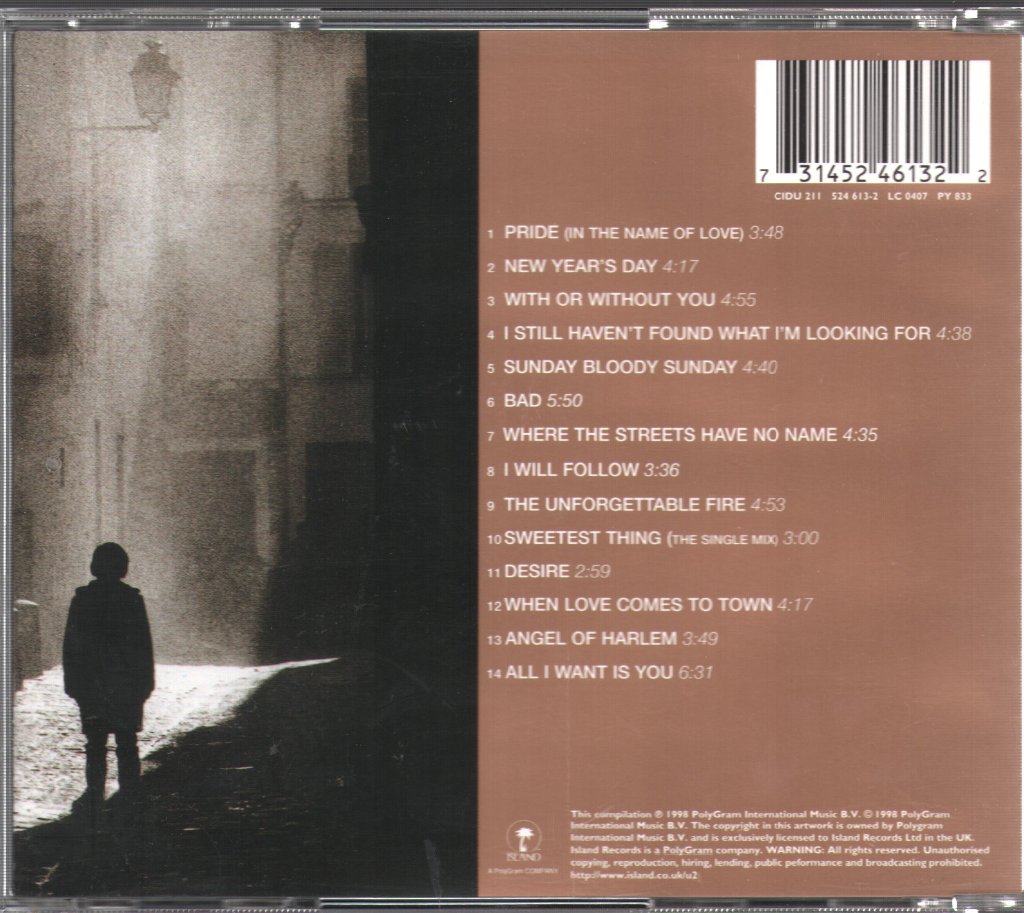 U2 - Best Of 1980-1990 - Cd