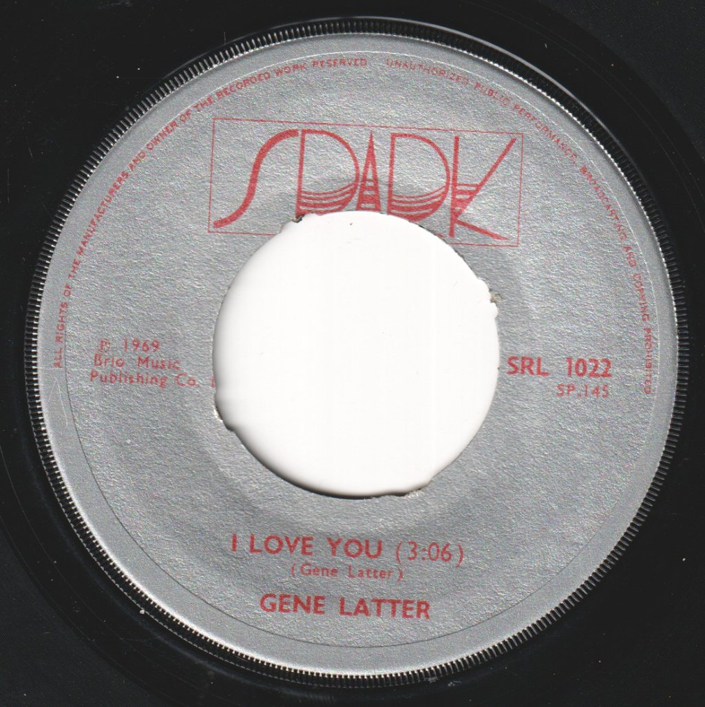 Gene Latter - Sign On The Dotted Line - 7 Inch