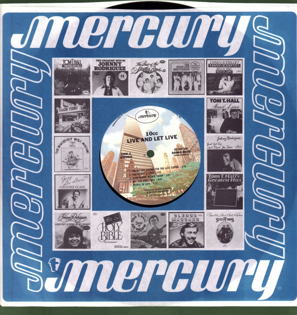 10cc - Live And Let Live - Double Lp