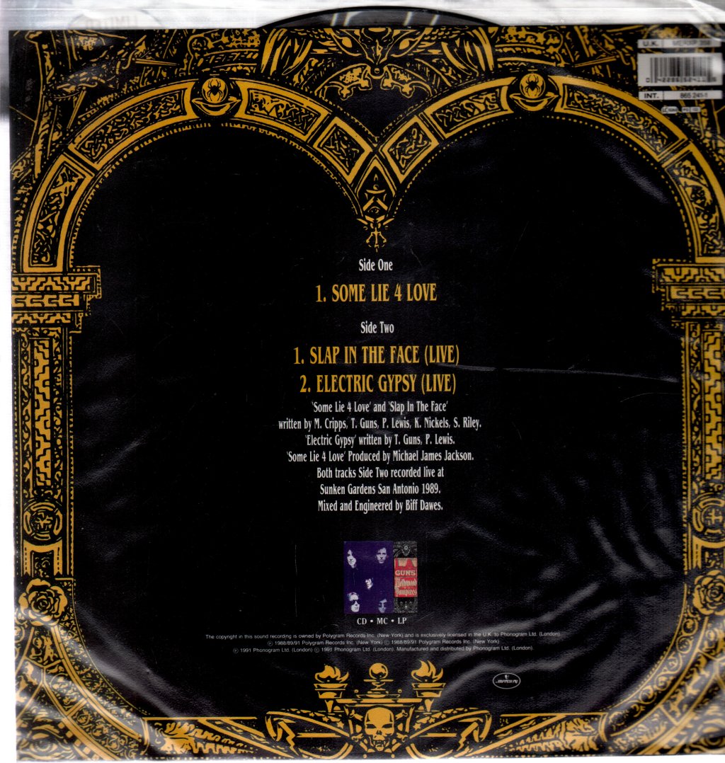 L.A. Guns - Some Lie 4 Love - 12 Inch