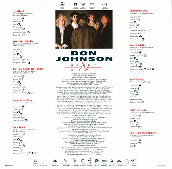 Don Johnson - Heartbeat - Lp