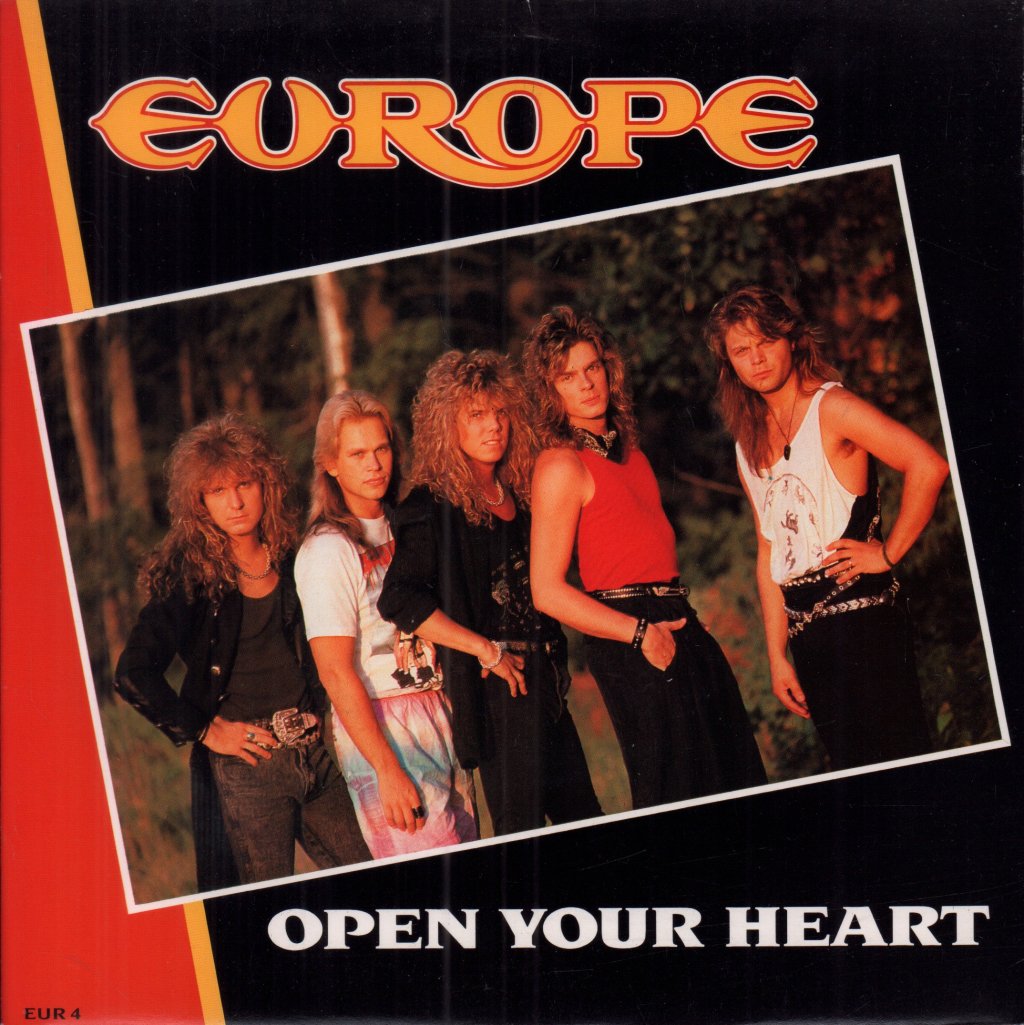 Europe - Open Your Heart - 7 Inch