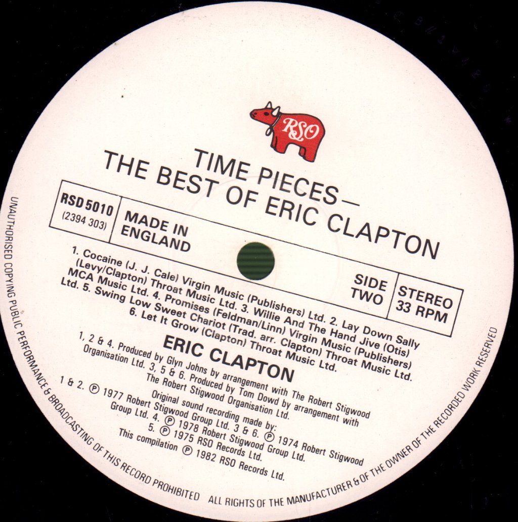 Eric Clapton - Time Pieces - Lp