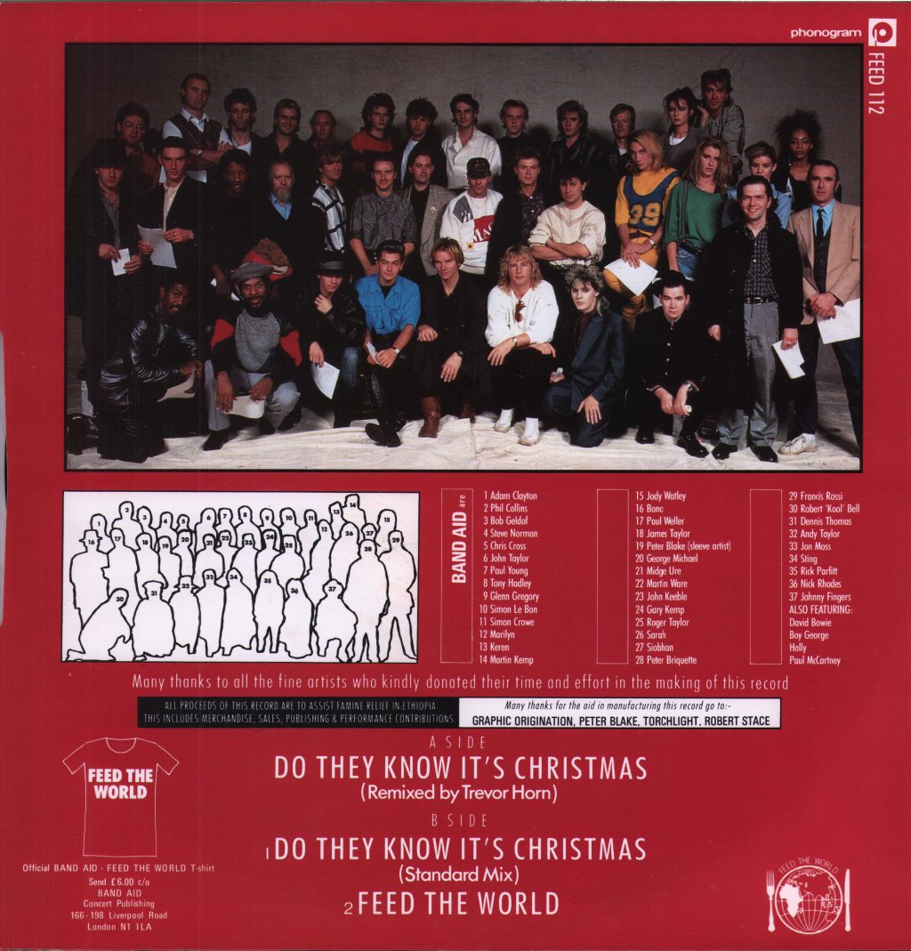 Band Aid - Do They Know It's Christmas - 12 Inch