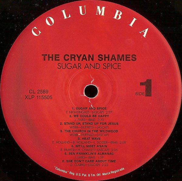 Cryan' Shames - Sugar & Spice - Lp