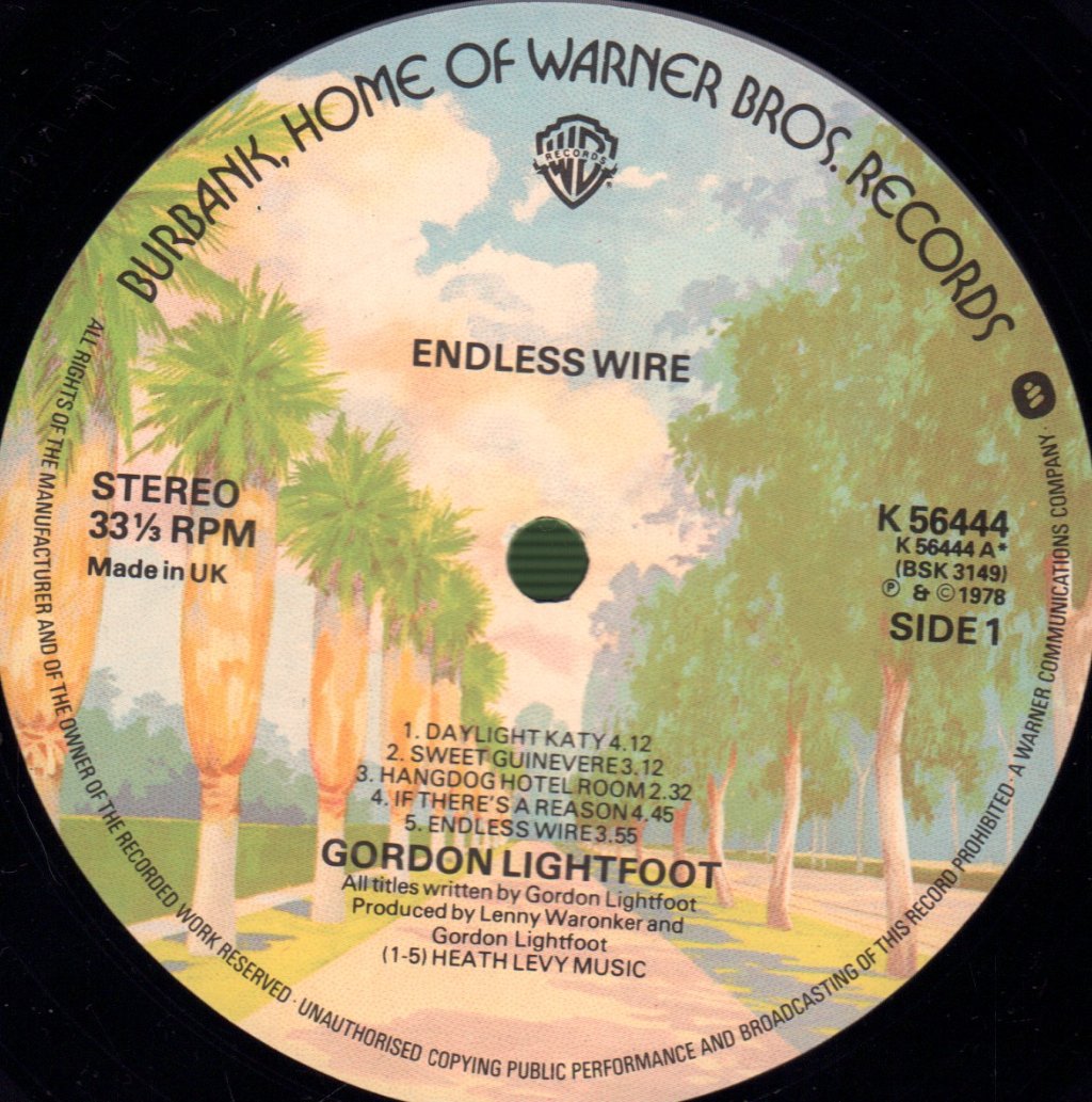 Gordon Lightfoot - Endless Wire - Lp