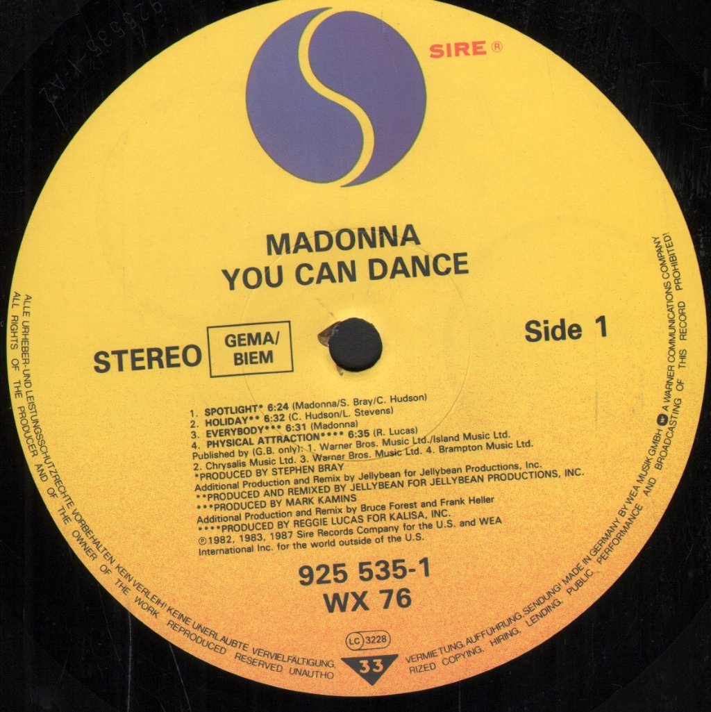 Madonna - You Can Dance - Lp