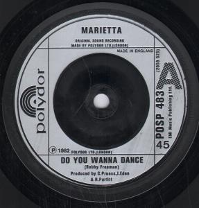 Marietta - Do You Wanna Dance - 7 Inch