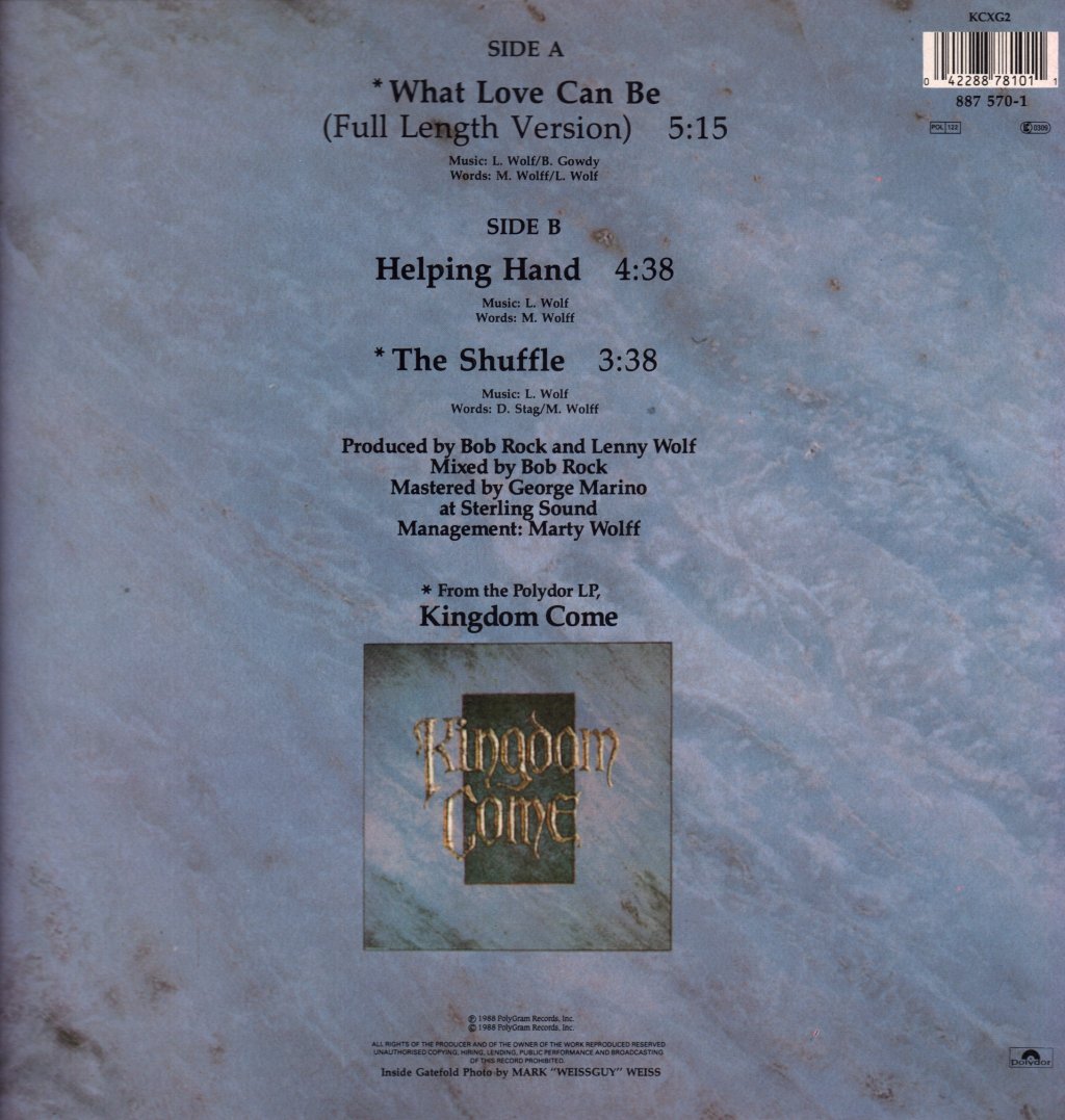 Kingdom Come (80'S/90'S Rock/Metal Group) - What Love Can Be - 12 Inch