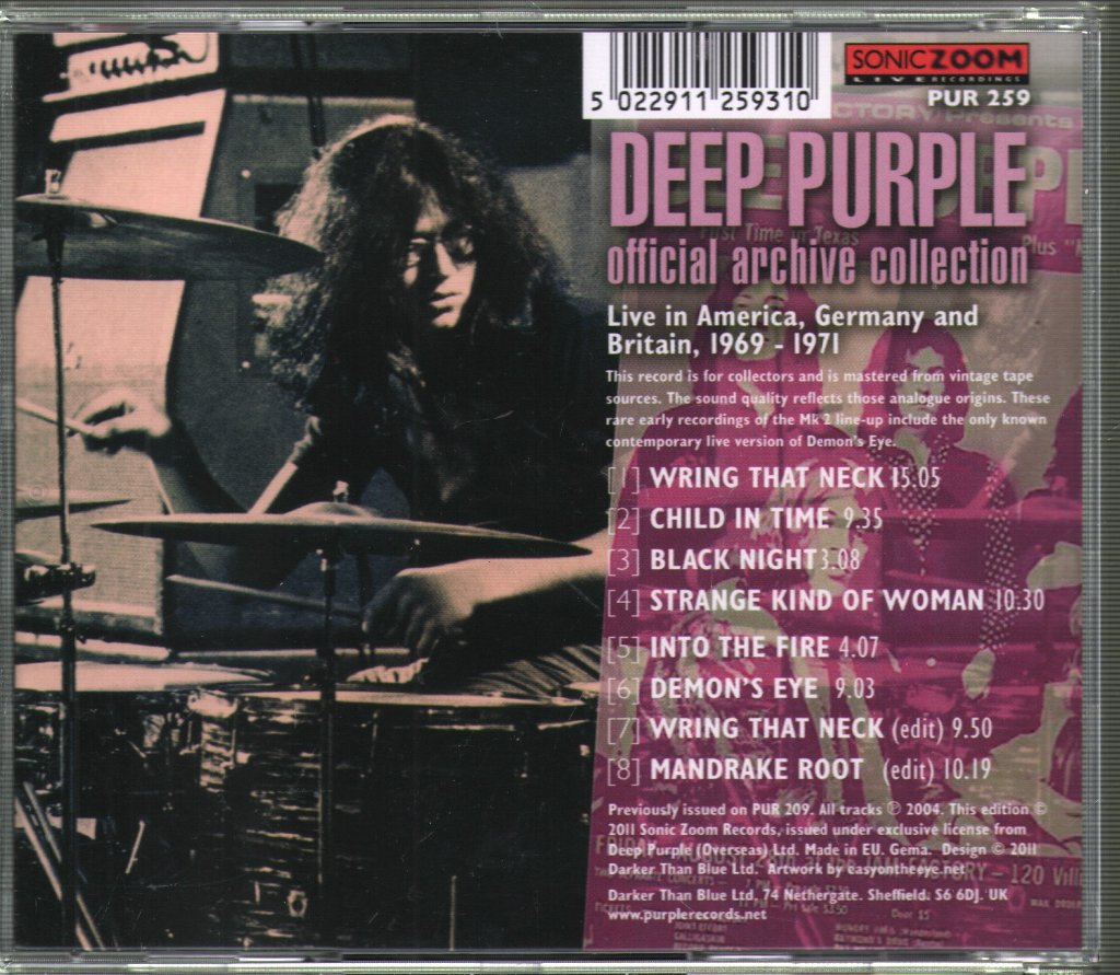 Deep Purple - New Live & Rare - Cd