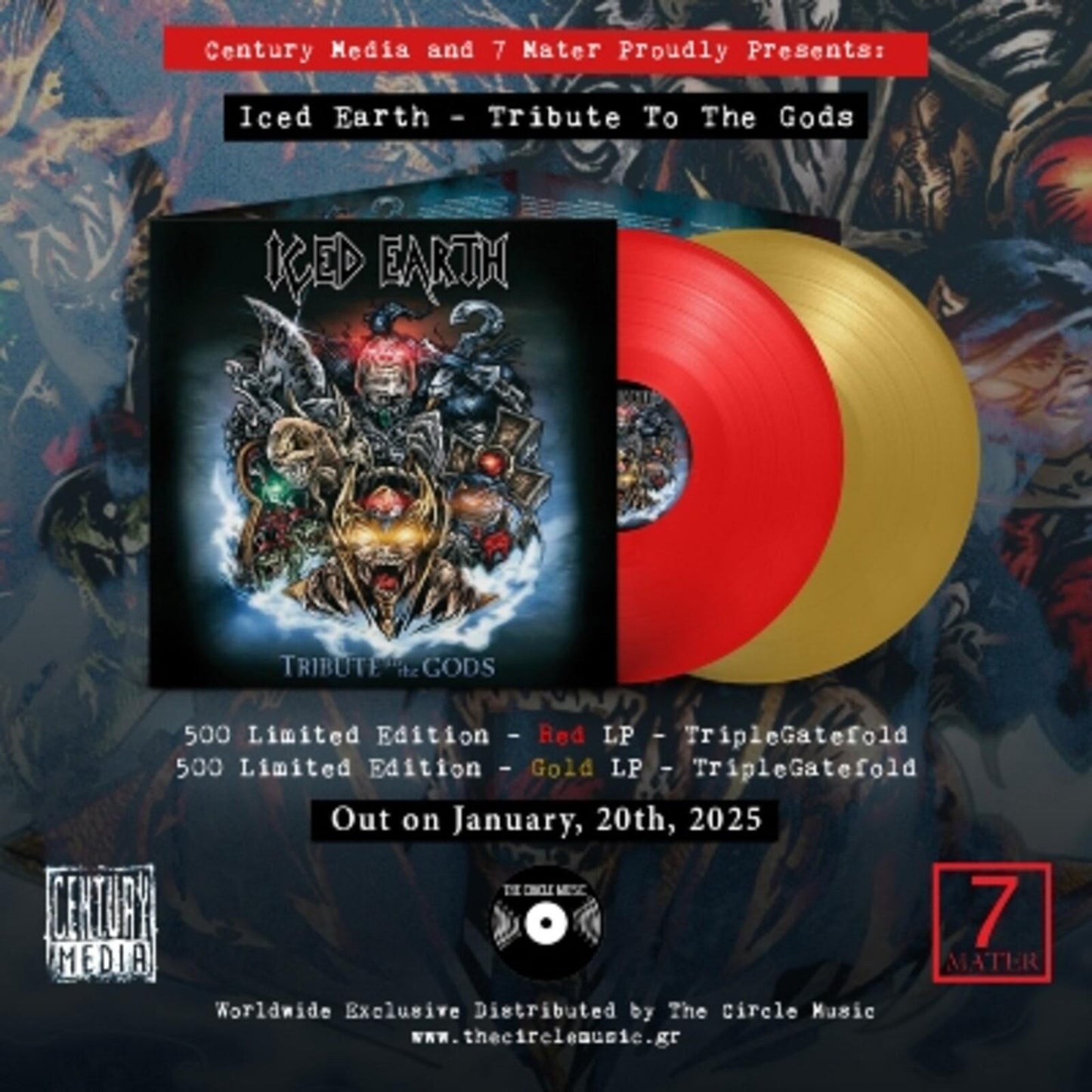 Iced Earth - Tribute To the Gods - Lp