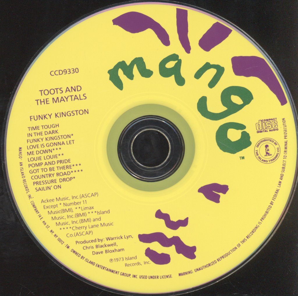 Toots And The Maytals - Funky Kingston - Cd