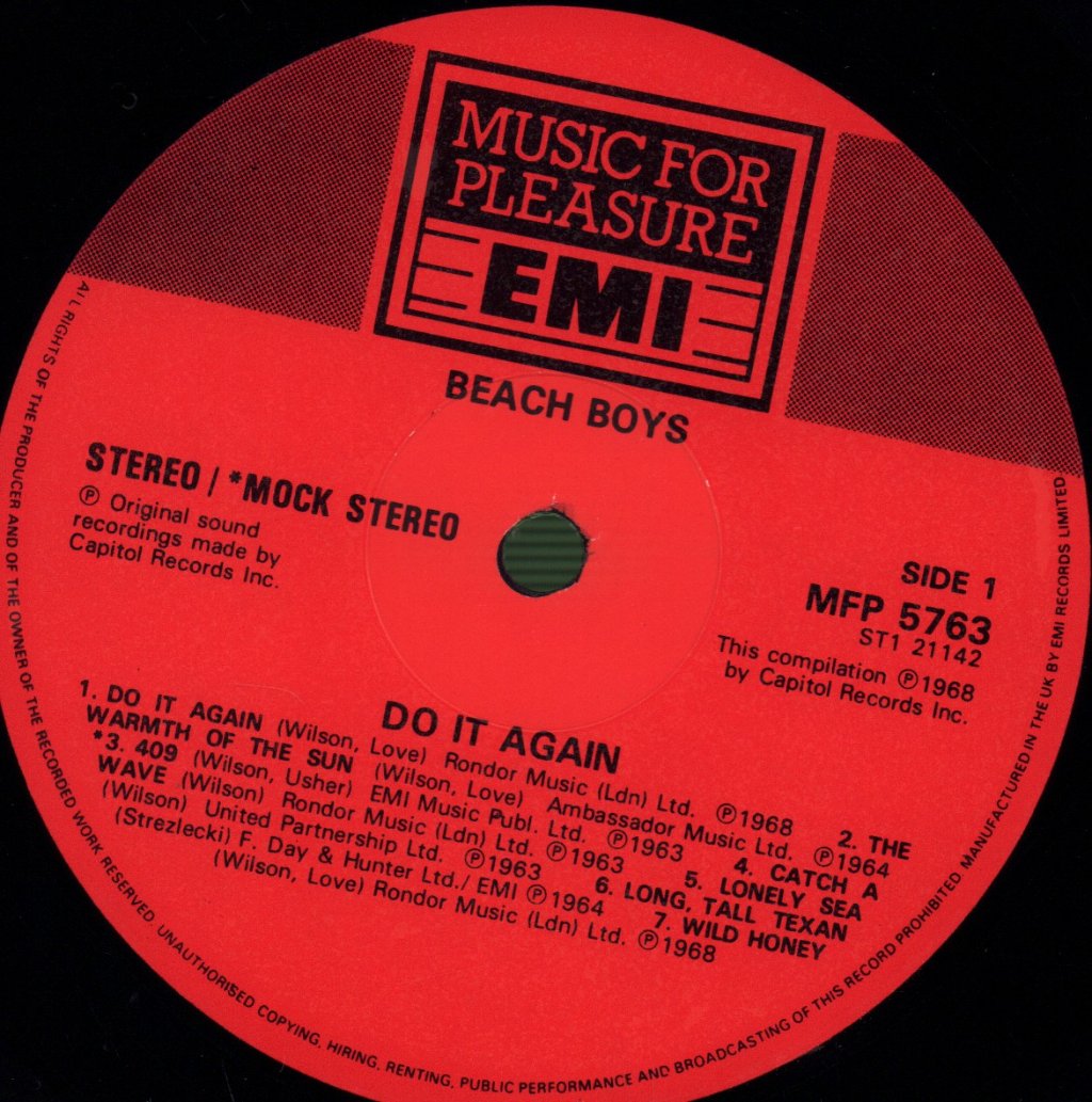 Beach Boys - Do It Again - Lp