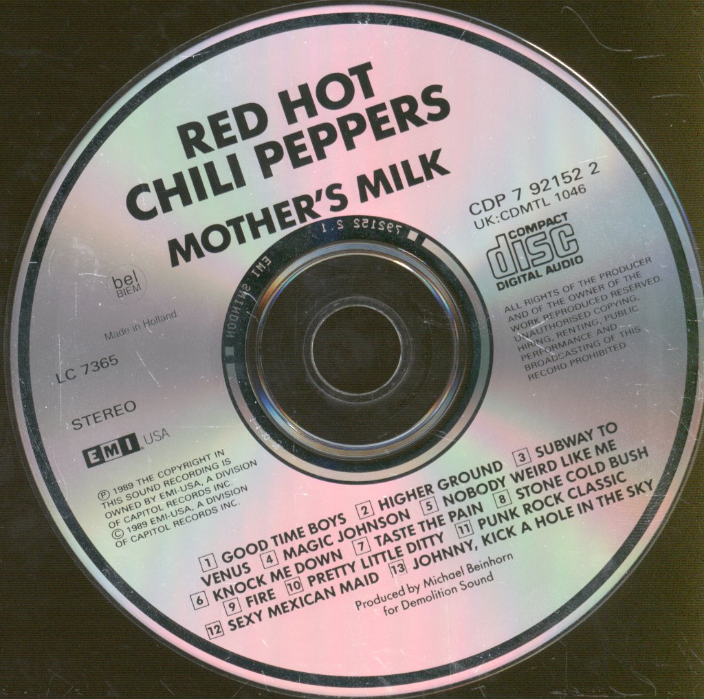 Red Hot Chili Peppers - Mothers Milk - Cd