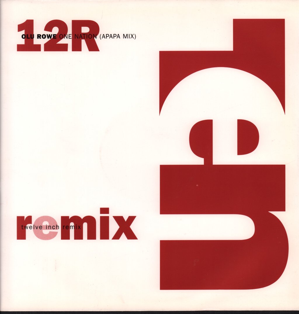 Olu Rowe - One Nation - 12 Inch
