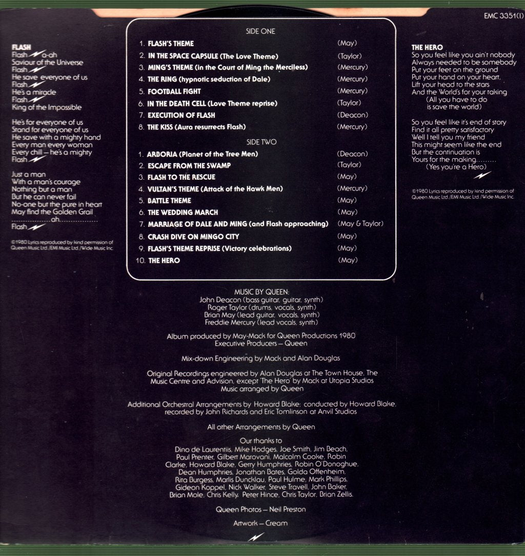 Queen - Flash Gordon (Original Soundtrack Music) - Lp