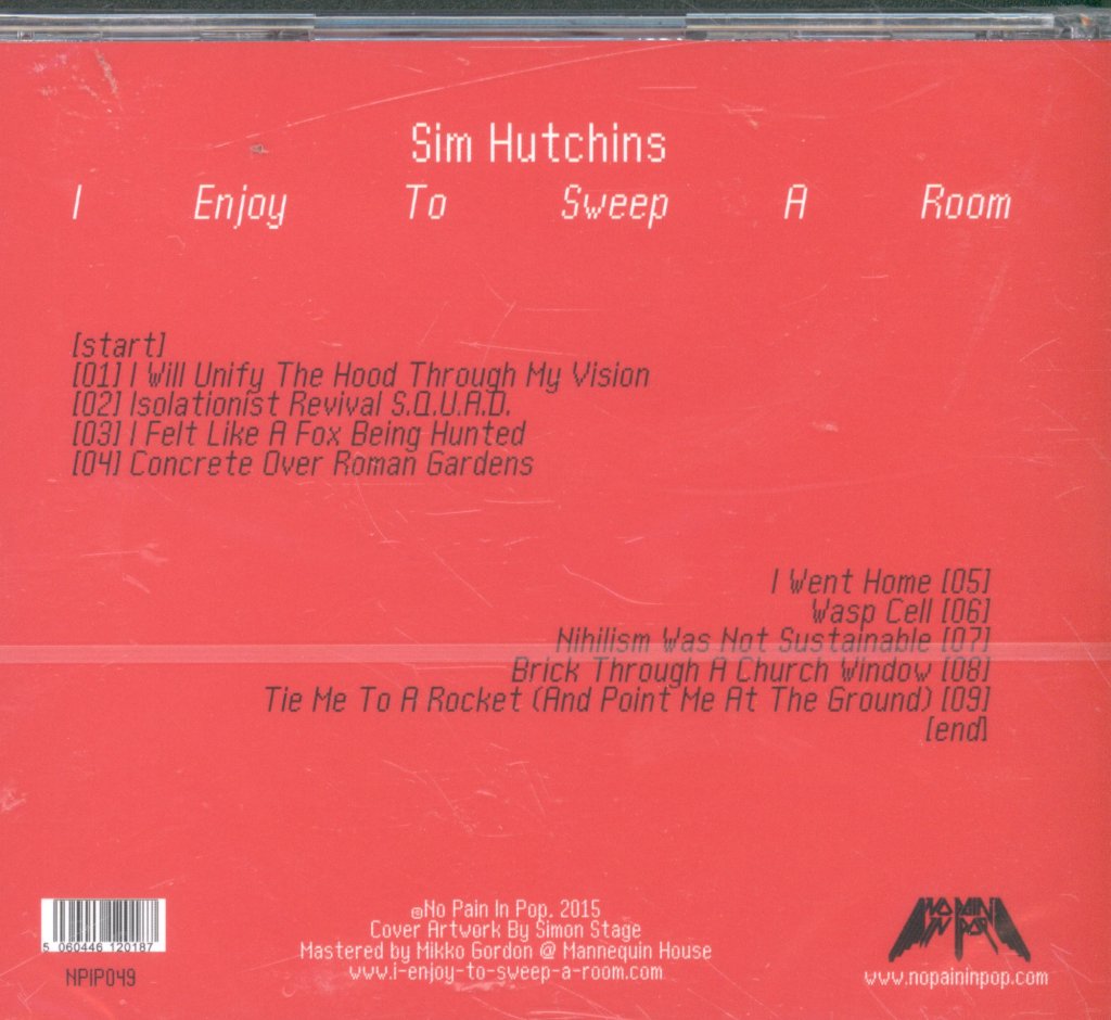 Sim Hutchins - I Enjoy To Sweep A Room - Cd