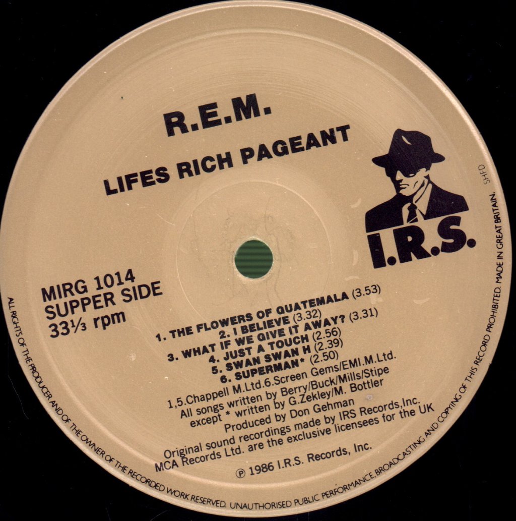 REM - Lifes Rich Pageant - Lp