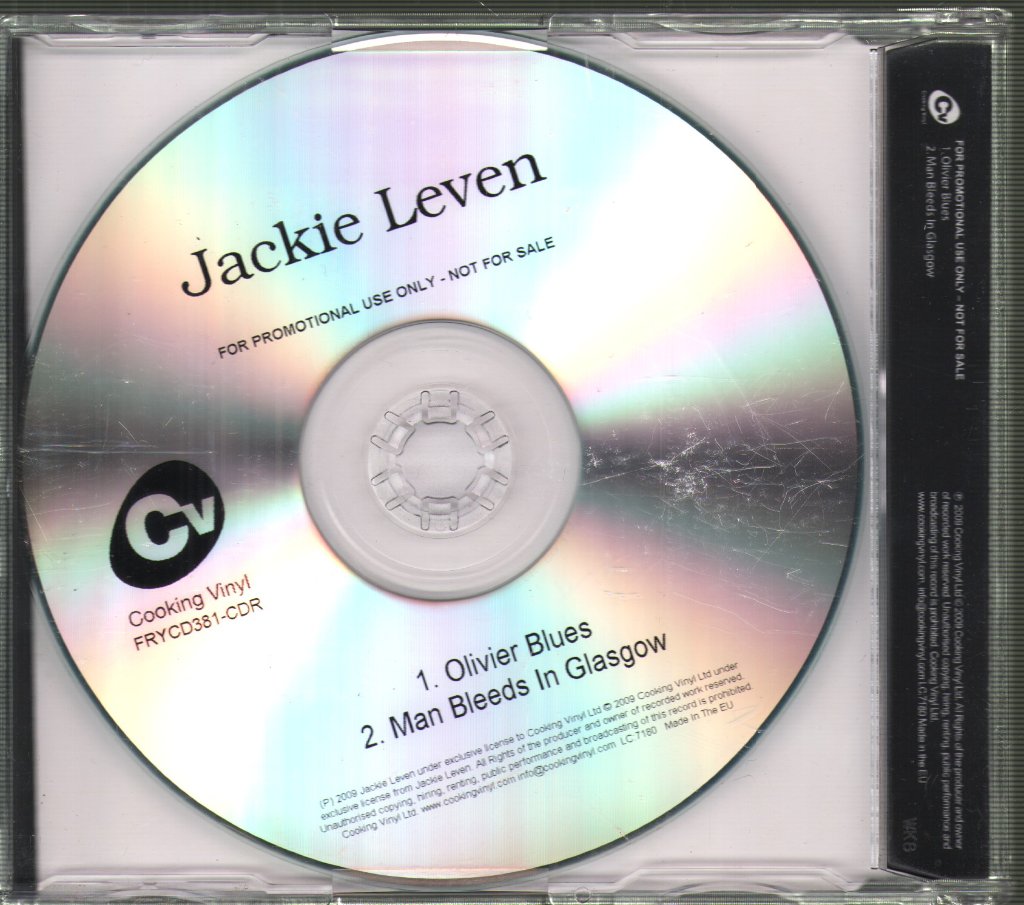 Jackie Leven - Olivier Blues/Man Bleeds In Glasgow - Cdr