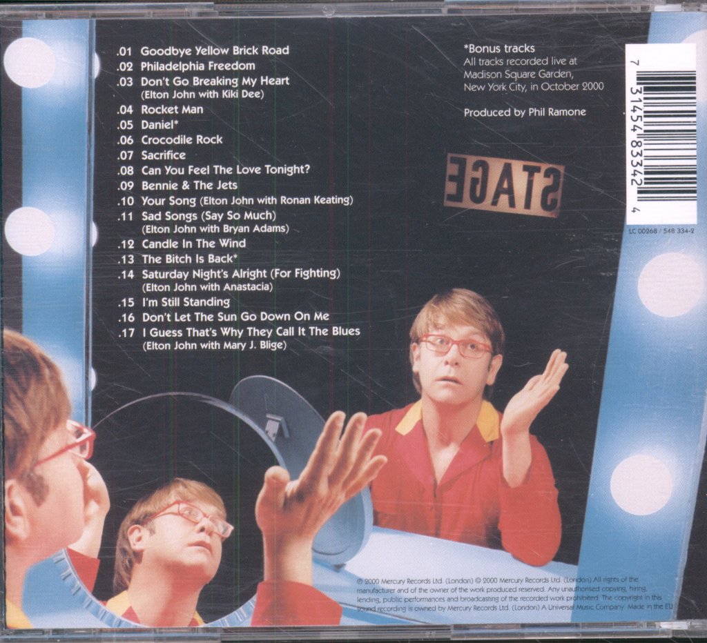 Elton John - One Night Only (The Greatest Hits) - Cd